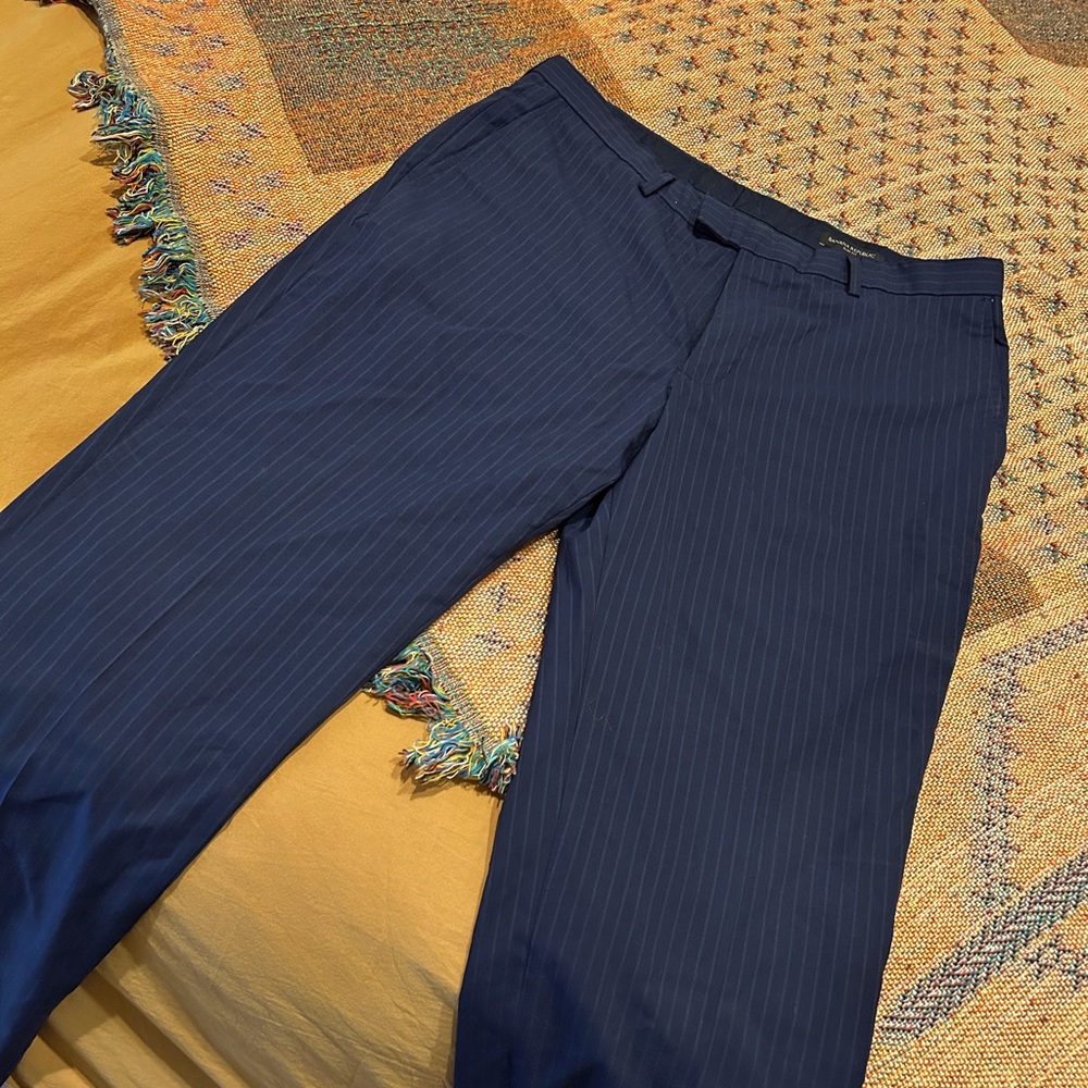 Banana Republic Wool Trousers 34x32 slim fit RN54023